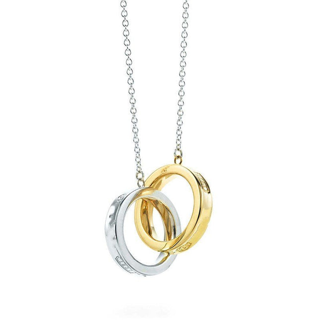 INTERLOCKING CIRCLES PENDANT SMALL NECKLACE