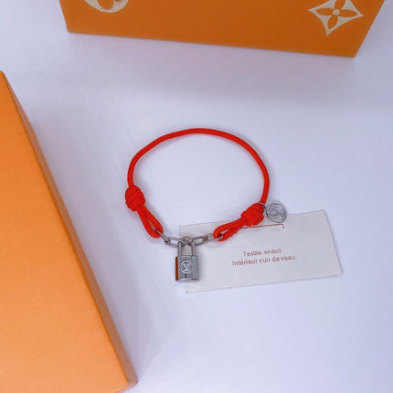 LV LOCK SILVER BRACELET