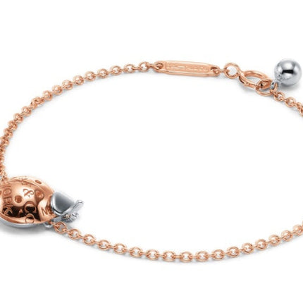 LADAYBUG RETURN TO TIF PINK GOLD BRACELET