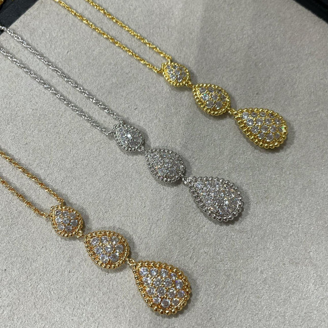 BOHEME DIAMOND 3 MOTIFS NECKLACE