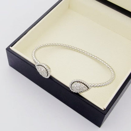 BOHEME DIAMOND OPEN BRACELET