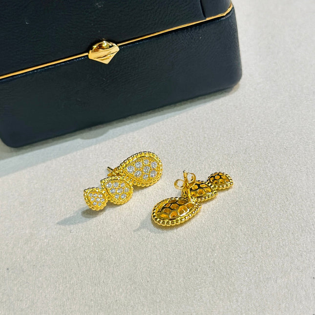 SERPENT BOHEME 3 MOTIFS STUD EARRINGS