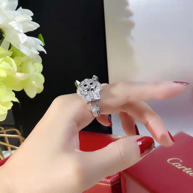 PANTHERE 18.6MM DIAMONDS RING