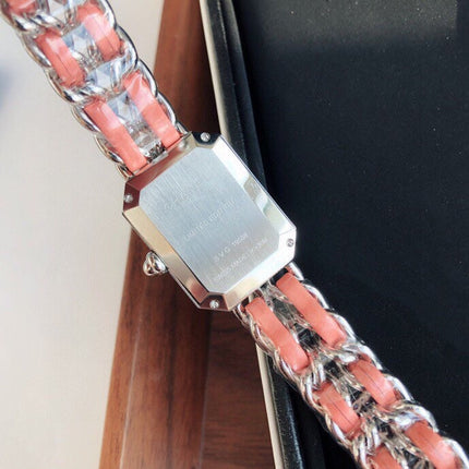 PREMIERE ROCK SILVER CASE PINK LEATHER