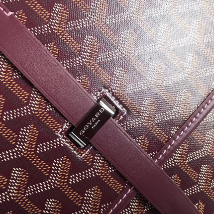 BELVEDERE MM BAG 28CM BURGUNDY CANVAS