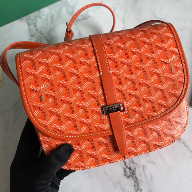 BELVEDERE MM BAG 28CM ORANGE CANVAS