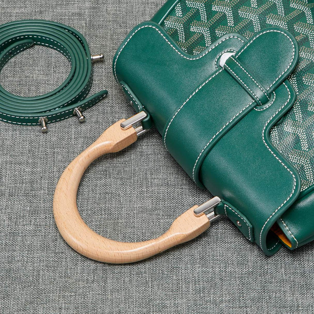 SAIGON SOUPLE MINI BAG GREEN CANVAS