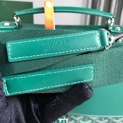 GOYARD CITADIN BAG 38CM GREEN CANVAS