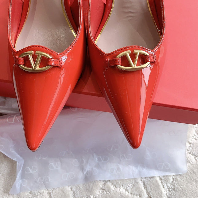 Vlogo Slingback Pump 65MM Shiny Red