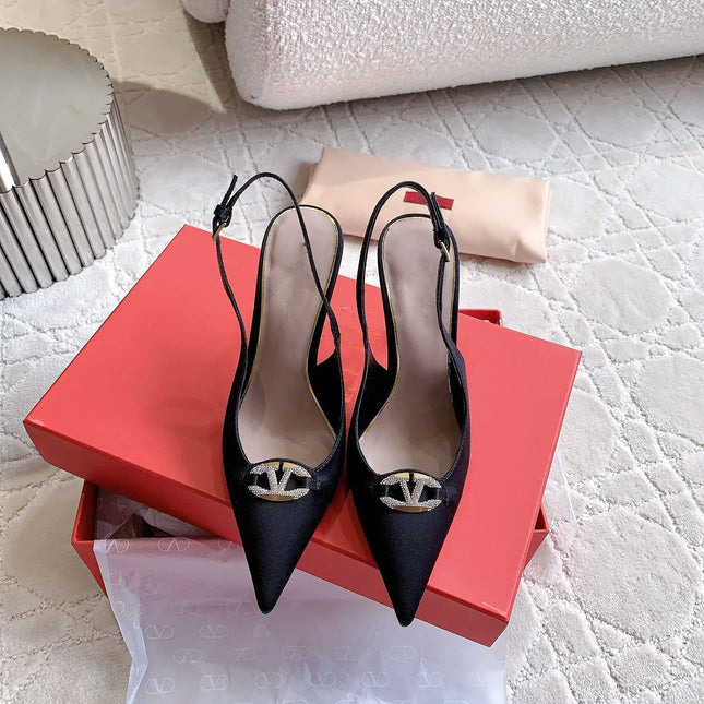 Vlogo Slingback Pump 90MM Black