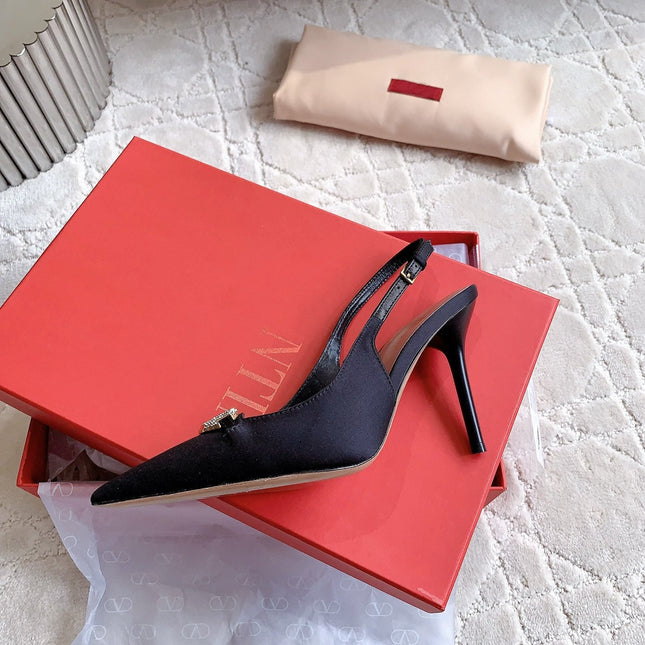 Vlogo Slingback Pump 90MM Black