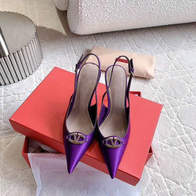 Vlogo Slingback Pump 90MM Purple