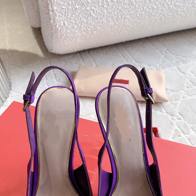 Vlogo Slingback Pump 90MM Purple