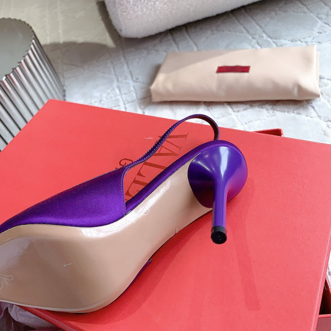 Vlogo Slingback Pump 90MM Purple