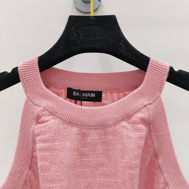 PB Monogram Knitted Top