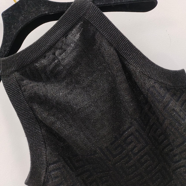 PB Monogram Knitted Top