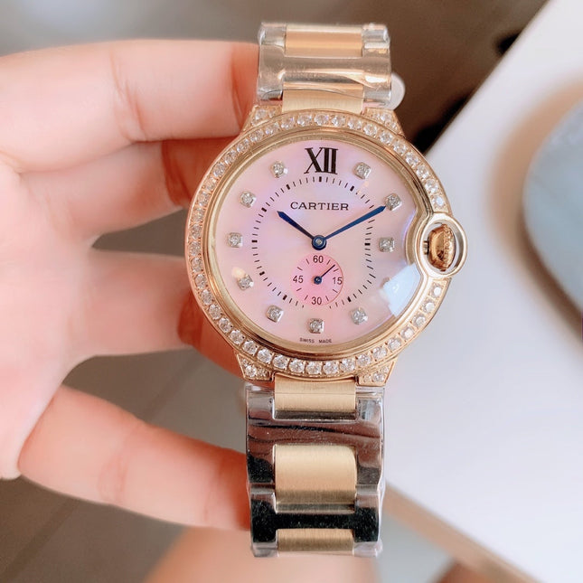 BALLON BLEU DE CARTIER 36MM PINK DIAL