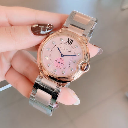 BALLON BLEU STEEL CASE PINK DIAL