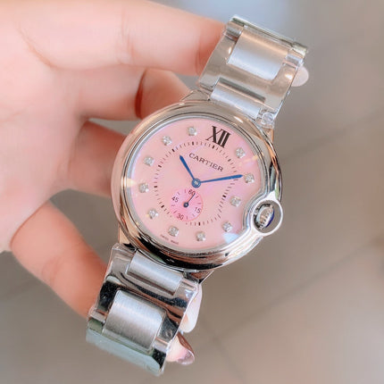 BALLON BLEU STEEL CASE PINK DIAL