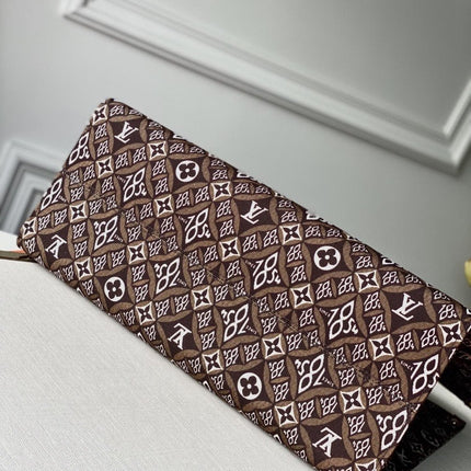 LV SINCE 1984 ONTHEGO GM BROWN TEXTILE