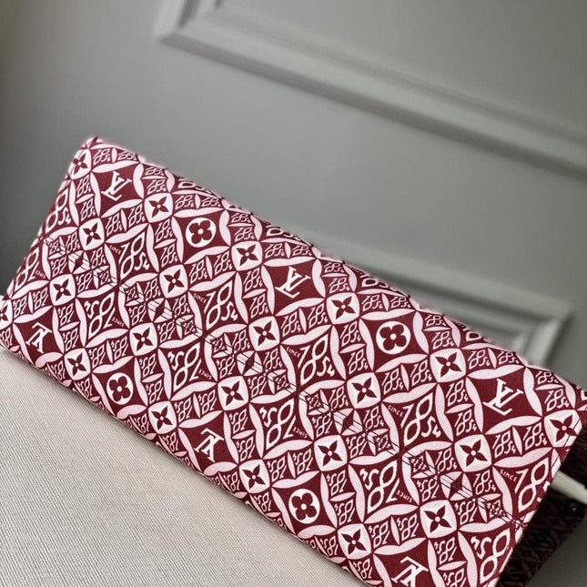 LV SINCE 1854 ONTHEGO GM BORDEAUX RED TEXTILE