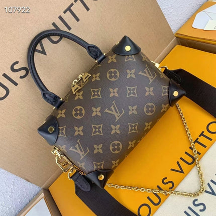 LV PETITE MALLE SOUPLE NOIR MONOGRAM CANVAS