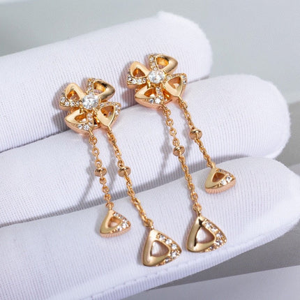 FIOREVER PINK GOLD DIAMONDS EARRINGS